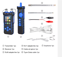 NOYAFA NF-8508 Testeur de puissance optique tout-en-un, testeur de câble réseau fibre optique RJ45, testeur OPM VFL PoE, localisateur de câbles