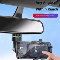 Support de téléphone portable pour rétroviseur de voiture, nouveau modèle 2026, support de navigation multifonctionnel fixe pour camions de grande taille