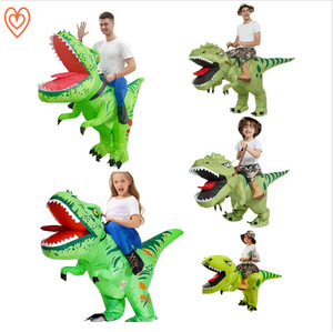 <strong>Inflatable</strong> Halloween Mascot <strong>Riding</strong> Dinosaur <strong>Costume</strong> for Kids Unisex Party Suit of All Ages - Product Image 3