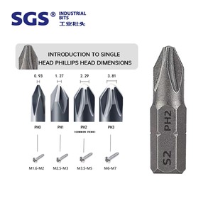 Tìm nguồn cung ứng nhà máy 6.35mm hình lục giác điều khiển 25mm Phillips chèn <span class=keywords><strong>bit</strong></span> - Product Image 1