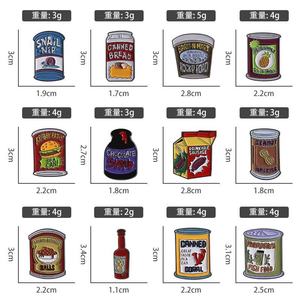 Aperitivos divertidos <span class=keywords><strong>de</strong></span> animación <span class=keywords><strong>de</strong></span> comedia familiar, alfileres <span class=keywords><strong>de</strong></span> esmalte enlatado, broche artesanal <span class=keywords><strong>de</strong></span> Metal, insignia, joyería, jarabe <span class=keywords><strong>de</strong></span> <span class=keywords><strong>Chocolate</strong></span>, Krabby Patty Can - Product Image 4