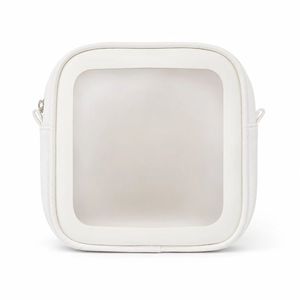Wholesale Custom <b>Clear</b> Window Cosmetic <b>Bag</b> Travel Makeup <b>Toiletry</b> Organizer for Skincare Beauty Essentials Supplier - Product Image 1