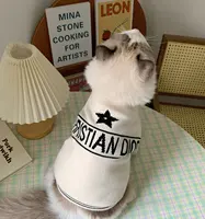 Pet sonbahar kış kazak köpek moda marka giyim tasarımcı toptan özel kedi örme lüks kazak