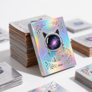 Etiquetas Adhesivas Holográficas de Vinilo Cortadas a Troquel, Resistentes a los Rayos UV e Impermeables, con Logotipo Personalizado Impreso - Product Image 3