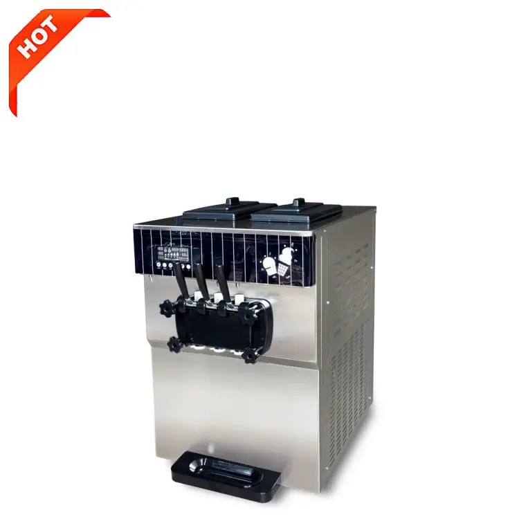 Kremsi güvenilirlik gurme dondurma makinesi 10 litre yumuşak dondurma fabrika çin