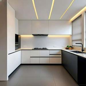 Meubles de maison modernes, armoires de rangement pour le salon, armoires à couverts en bois, armoires de salle à manger, support de conception et de personnalisation - Product Image 1