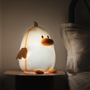 2024 nuovo design di HBK della luce notturna di peluche di anatra simpatica dei cartoni animati del bambino che va a dormire - Product Image 2