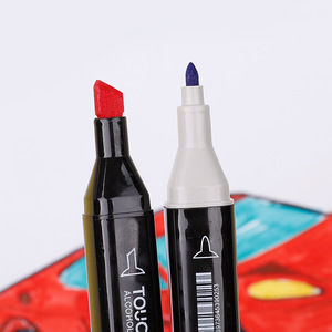 60 unidades/juego de marcadores de alcohol ecológicos, <span class=keywords><strong>rotuladores</strong></span> táctiles de doble cepillo, bolígrafos de colores - Product Image 5