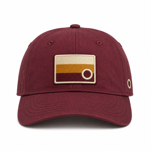Cappello da baseball in cotone dobby a righe con patch tessuta, per fornitura all'ingrosso, catalogo comune, articoli culturali, OEM, etichetta privata, forniture per musei - Product Image 1