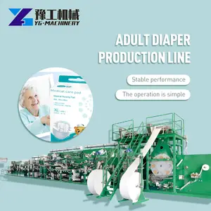 Frequency High Speed Rotary Die Baby Diaper Automatic Machine