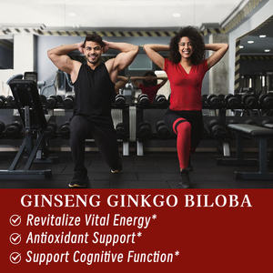 อาหารเสริมสารสกัดจากใบแปะก๊วยอินทรีย์ช่วยเพิ่มพลังงานจิตใจและความเข้มข้นของแคปซูลโสม Panax - Product Image 4