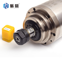 Prix bon marché 1.2kw 1.5kw 2.2kw broche de refroidissement par eau ER20 ER11 ER16 220V moteur de broche de Machine à bois et à sculpter la pierre