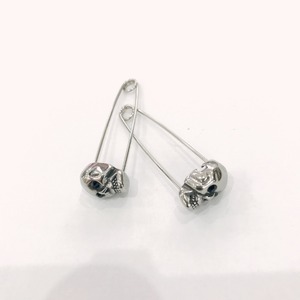 yunnique Skeleton Skull <b>Stud</b> Earrings Tibetan <b>Silver</b> Titanium Steel Party Fashion Jewelry - Product Image 4