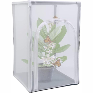Jaula para Insectos y Mariposas con Diseño de Patrón Sólido, Cierre de Cremallera, Diseño de Lujo, Ventanas de Malla de Nailon Ecológicas, Caja para Interiores/Exteriores - Product Image 3