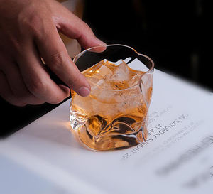 Vaso giratorio de cristal para Whisky, copas de vino de diseño creativo, para Bar, restaurante, copas XO Chivas - Product Image 5