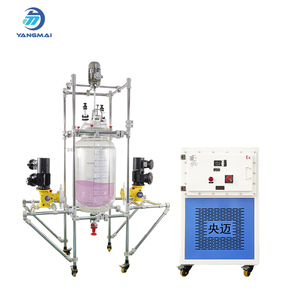 Reactor de vidrio encamisado de 100L para reacciones exotérmicas controladas y ensayos a escala industrial - Product Image 1