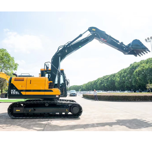 Excavadora de cadenas HX155L de 15 toneladas para paisajismo y construcción de espacios verdes - Product Image 1