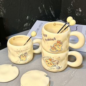 Taza <span class=keywords><strong>de</strong></span> Cerámica Desechable Chiikawa Usachi con <span class=keywords><strong>Diseño</strong></span> <span class=keywords><strong>de</strong></span> Dibujos Animados, Regalo Empresarial, <span class=keywords><strong>para</strong></span> Mejores Amigos, <span class=keywords><strong>Novios</strong></span>, Hermanas - Product Image 3