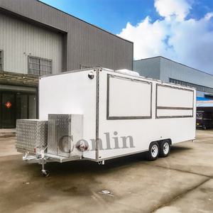 Chariot de crème glacée moderne mobile camion de <span class=keywords><strong>remorque</strong></span> de vente de restauration rapide hamburgers de <span class=keywords><strong>remorque</strong></span> de nourriture entièrement équipés - Product Image 4