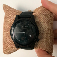 Jam Tangan Pria Mode Populer Pergerakan Kuarsa Jepang Kayu Buatan Tangan