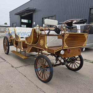 Offre Spéciale : Carrosse de Mariage de Luxe Romantique à Trois Rangées, Effet Bois, Transport Spécial - Product Image 4