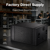 Système de subwoofer professionnel double 18 pouces 1800W, haut-parleur de basses PA pour scène, événements et clubs, subwoofer passif 18 pouces