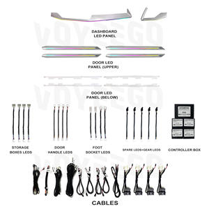 Éclairage Ambiant Voyeego pour Voiture, Prix Usine, Bonne Qualité, Vente Chaude, pour <span class=keywords><strong>Audi</strong></span> <span class=keywords><strong>A3</strong></span> 2021-2022, Éclairage Intérieur de Voiture - Product Image 1