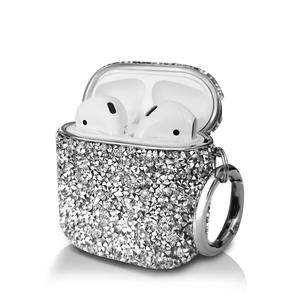 Étui compatible avec les AirPods Pro d'Apple, orné de diamants scintillants, étui de protection complet électroplaqué résistant aux chocs - Product Image 2