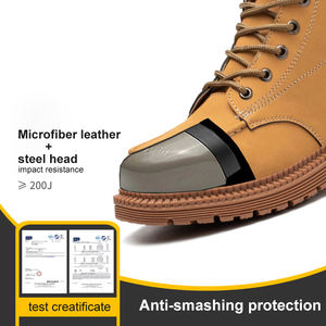 1068 gros bas prix antidérapant haut Gang acier orteil bottes de sécurité hommes bottes d'équitation chaussures de <span class=keywords><strong>randonnée</strong></span> - Product Image 3