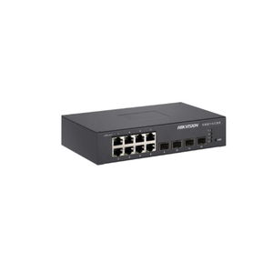 Switch Ethernet Industrial Gigabit Administrado Hikvision DS-3T1512 Lite de 12 Puertos RJ45 para Montaje en Riel DIN Sin PoE para Fábrica - Product Image 2