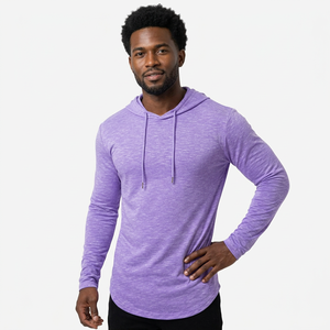 Sudadera con Capucha para Hombre, de Invierno, Manga Larga, Tejida, con Estampado Digital, Informal, Ligera, Transpirable, para Gimnasio, Entrenamiento y Deportes - Product Image 1