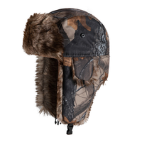 Gorro de Invierno de Piel Sintética Gruesa con Forro Cálido para Actividades al Aire Libre