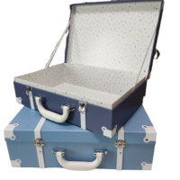 Valise en carton carrée de grande taille fabriquée en usine pour le rangement de vêtements et de livres, accepte le logo personnalisé, vente chaude