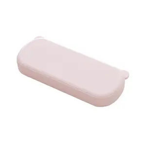 school stationery supplies large capacity Classic simple solid color PP frosted pencil box pencil pouch pencil case