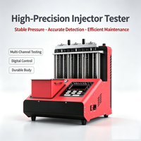 LAUNCH CNC605A Version anglaise du testeur de nettoyage d'injecteurs GDI avec interface USB 220V/110V, mise à jour des modèles CNC602A/CNC603A