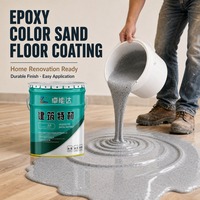 Peinture époxy colorée imperméable à l'eau, bicomposante, anticorrosion, haute brillance, pour revêtement de sol, application au pinceau, pour garage, entrepôt - Zhuonengda