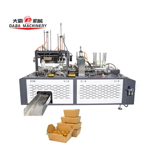 for fast food industry high speed take away paper food container making machine