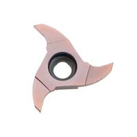 Cortador giratorio serie 3MB08GR/1MB08GR, diámetro de corte 15.7mm, vástago de 08mm, para torneado de roscas CNC y mecanizado de tornillos sin fin