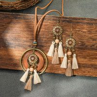 Bijoux fantaisie en vrac bijoux pour femmes de style occidental vintage chaud, boucles d'oreilles et colliers de style bohème bijoux pour femmes