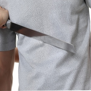 Camiseta de Seguridad Anticorte Gris, Corte Regular, Protección Contra Cortes, Ropa de Trabajo - Product Image 6