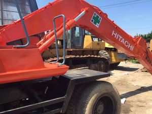 Hitachi-excavadora de ruedas EX100WD, Original, Japón, a la venta - Product Image 2