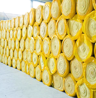 Spécial pour l'isolation thermique Préservation de la chaleur et prévention du feu des rouleaux isolants en laine de verre pour toiture et murs extérieurs