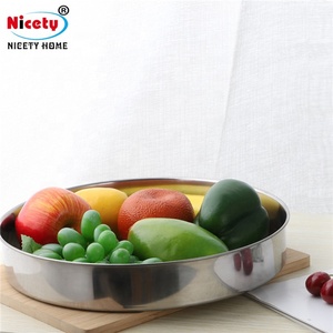 Nicety Verschiedene Größen Multifunktionale Edelstahl Runde Kuchenplatte Teller für die Küche - Product Image 5