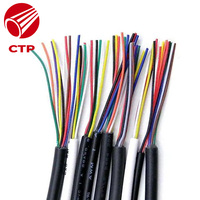 Gummiummanteltes PVC-Verdrahtetes Kupferleiterkabel Flaches Mehradriges Elektrokabel 300/500V für Computernutzung