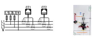 Acrel ADL400M-CT-<span class=keywords><strong>2</strong></span>-D16 CT Diametro 16mm 120A Contatore di Energia a Due Canali Trifase su Guida DIN/ Comunicazione RS485 Protocollo Modbus-RTU - Product Image 5