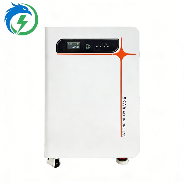 5.12KWh Stackable Home Solar Energy Storage System 5.5KW Built-in MPPT Inverter EU 230V Off-Grid Power for Home Ups