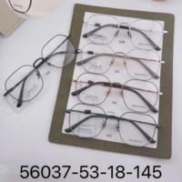 Bingkai Kacamata Poligonal Ringan Modis Terbaru dengan Lensa PC Desain Ramping untuk Unisex Semua Bentuk Wajah Model 56037