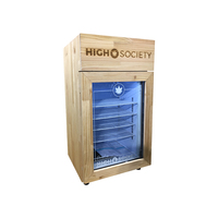 Réfrigérateur commercial à pizza à porte en verre Offre Spéciale Meisda SC68B 68L Mini réfrigérateur avec dessus de table et présentoir de boissons