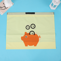 "Canard jaune" sac à cordon en plastique personnalisé HDPE LDPE avec emballage coloré à poignée durable pour sacs à provisions cadeaux