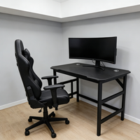 Bureau de jeu de haute qualité avec support pour console, fabricant de bureaux PC ergonomiques, table de jeu RGB, bureau Esports pour joueurs